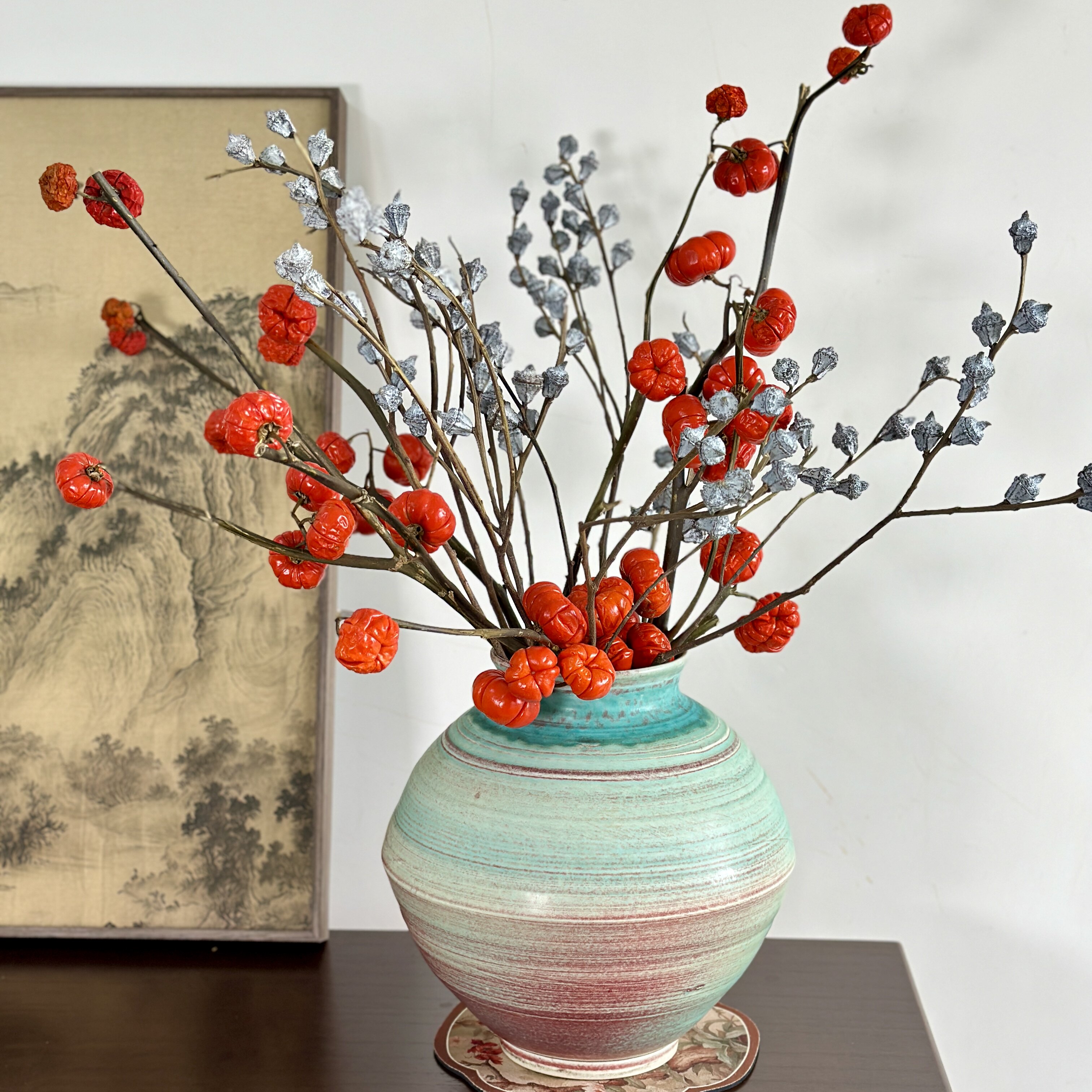 云山花卉优选万事不难【小南瓜】鲜切枝可干花室内插花好养耐养