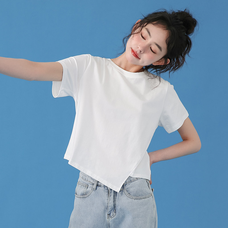 短袖t恤女2026新款黑色白