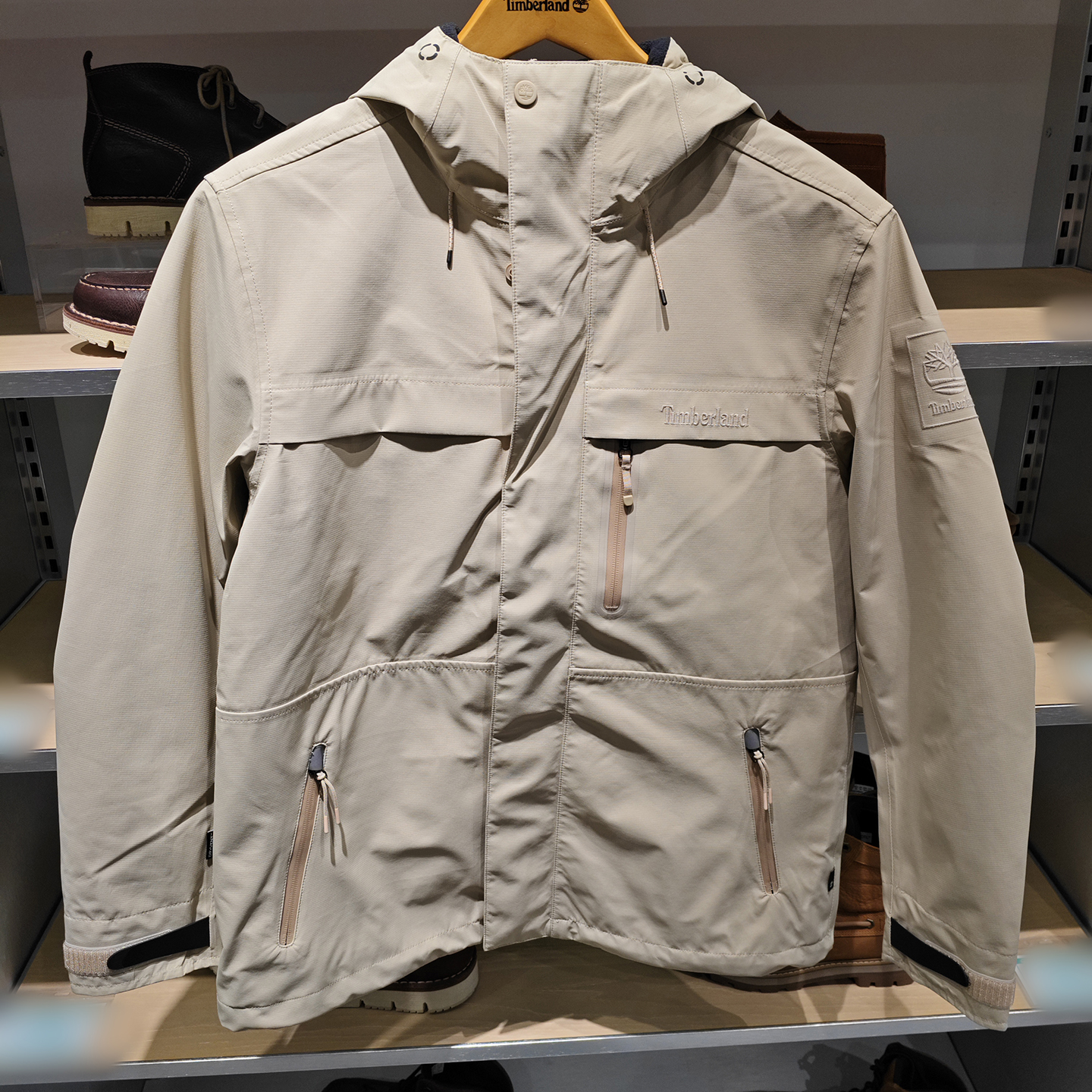 Timberland/添柏岚2025秋冬新户外三合一防水保暖羽绒冲锋衣A2M6X