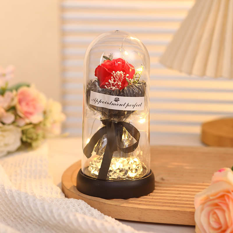永生花玫瑰花小夜灯生日礼物