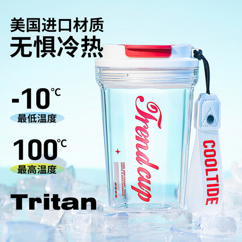 定制刻字LOGOTritan咖啡杯
