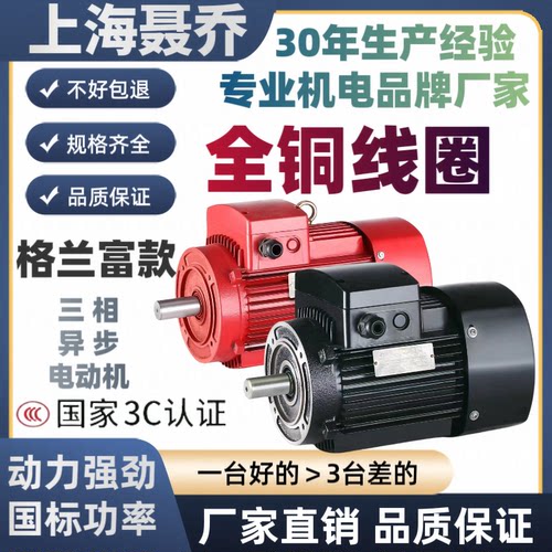 CDL立式多级泵专用国标电机0.37/1.1/1.5/2.2/3/5.5/11/15KW全铜