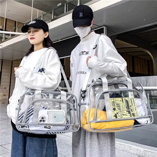 Летняя водонепроницаемая сумка для путешествий для плавания для спортзала из ПВХ, пляжная спортивная багажная сумка для хранения на одно плечо