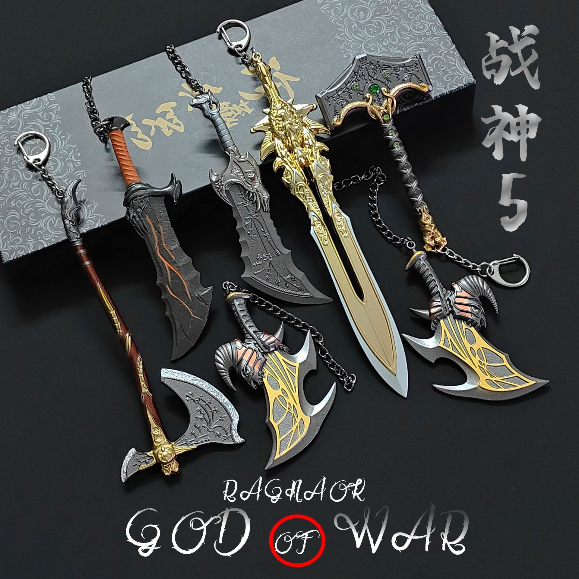 战神5游戏周边金属模型
