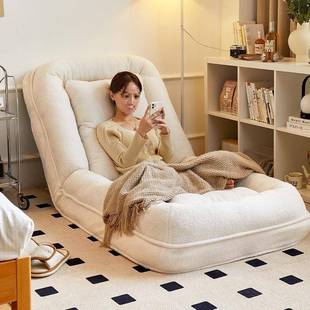 床笠人类狗窝懒人沙发可睡可躺榻榻米折叠两用阳台卧室小沙发套装垫拉车饰品