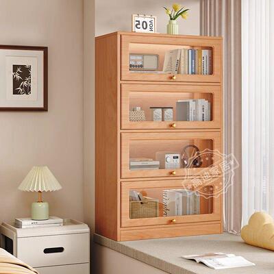 飘窗婴儿收纳柜实木飘窗柜储物柜收纳柜家用飘窗侧边柜矮柜小户型