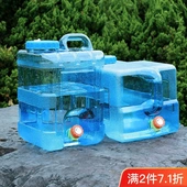 天热销自驾储水箱户外水桶车载纯矿泉水家用储水用带龙头蓄水塑料