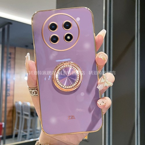 适用华为畅享60x手机壳闪钻支架