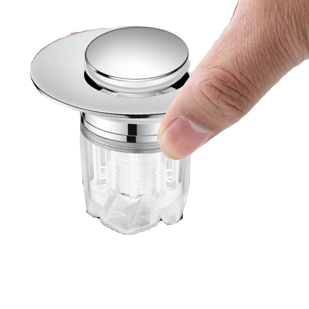 面盆洗手盆漏水塞洗脸盆池防虫防臭塞下水器配件按压式过滤弹跳芯