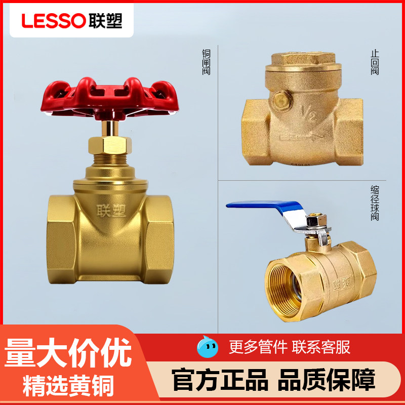 联塑ppr全铜截止阀门pe水管开关水暖配件闸阀心通用4分升降式DN25,五金/工具,闸阀,淘宝优惠券,粉丝福利购,淘宝优惠卷