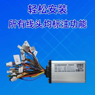 折叠代驾车锂电专用36V48V控制器正弦波直流无刷电机250W350W400W