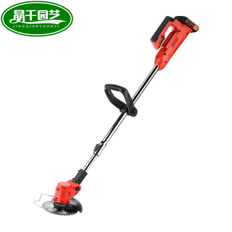 新款大功率通用型多功能电动充电式割草机多功能小型家用农用开u.