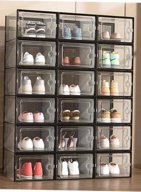Shoe storage box basketball Shoe cabinet Shoes rack收纳鞋盒