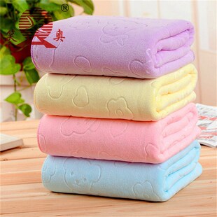 Newborn baby, child, soft absorbent, bath towel 儿童吸水浴巾