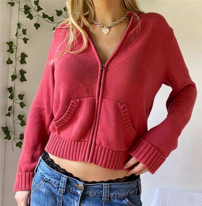 女针织开衫毛衣外套cardigan women кофта кардиган