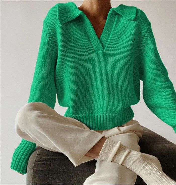 女毛衣针织上衣кофта свитер sweater pullover women