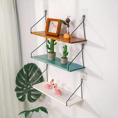solid wood wall shelf dormitory living room partition