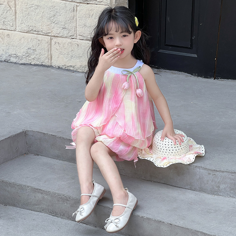 女童套装夏季时尚裙子ins风森系超好看舒服洋气夏款穿搭外穿休闲