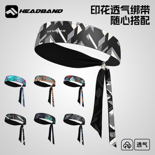 运动发带女夏季双面止汗吸汗绑带式头带夏天网球羽毛球篮球束发带