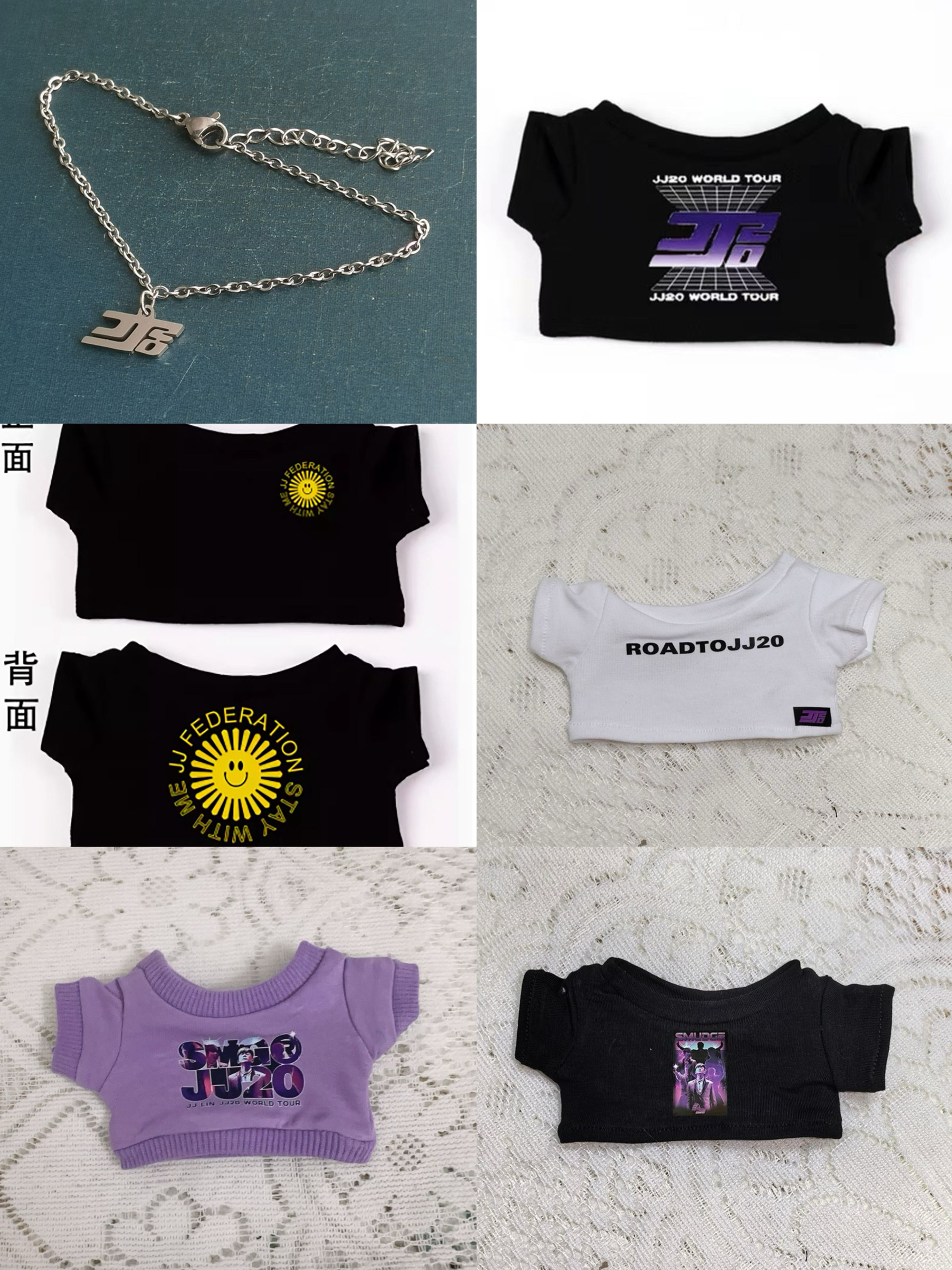 现货10cm娃衣20cmT恤40cm娃衣