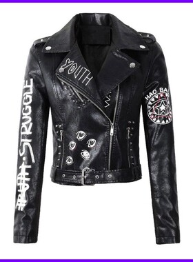 Coat Clothes Leather Jacket Women Jackets For Biker Coats