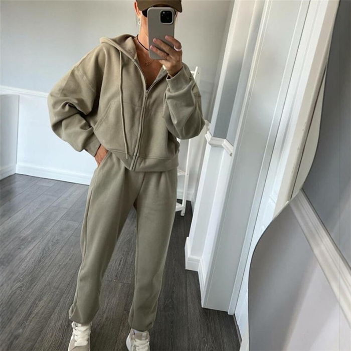 欧美时尚休闲连帽衫上衣