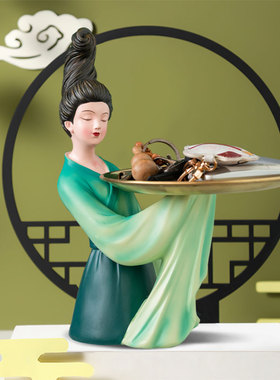 新中式创意钥匙收纳摆件轻奢风家居装饰品客厅办公室乔迁新居礼品