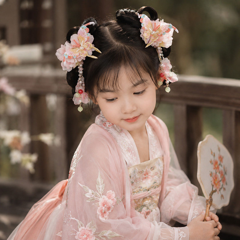2026新款古风汉服女童甜美头发饰