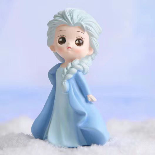 爱莎公主石膏娃娃手工diy冰雪奇缘彩绘涂色上色小孩玩具益智摆件