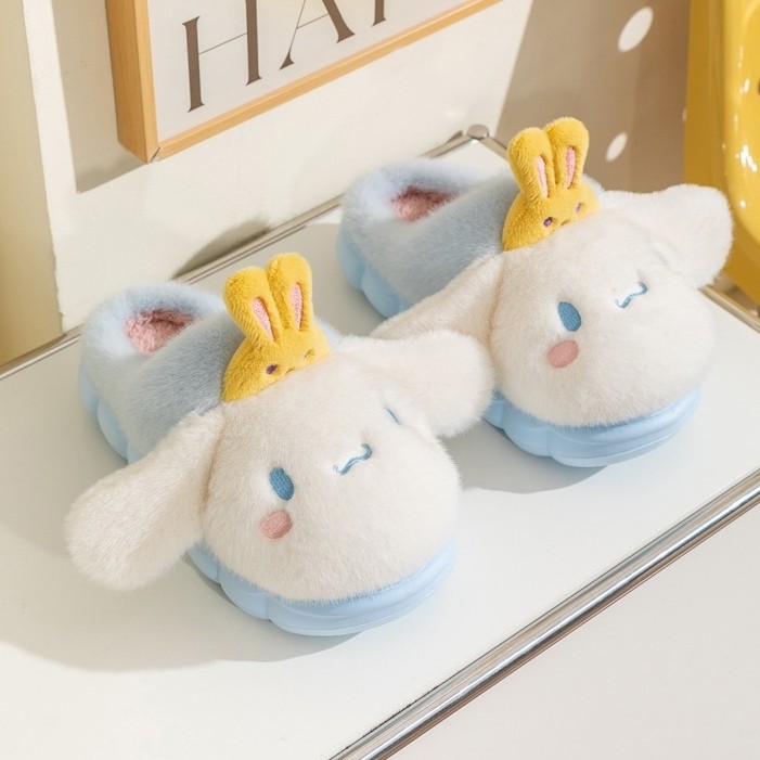 大耳狗棉拖鞋女可爱卡通亲子保暖玉桂狗家居鞋冬新室内防滑女童鞋,居家布艺,居家棉拖/棉鞋,淘宝优惠券,粉丝福利购,淘宝优惠卷