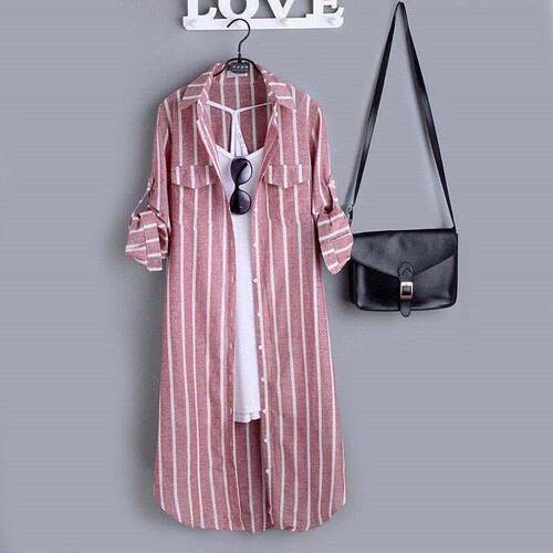 防晒衣衬衫女中长款大码女装宽松显瘦时尚格子衬衣休闲外套DRESS