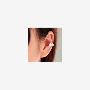 earrings Bow Flower No-Ear Pierced Ear Clip 蝴蝶结U夹耳骨夹