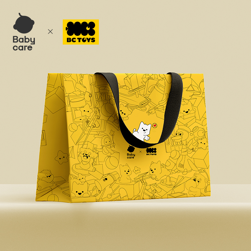 babycare玩具bctoys手提礼品袋横版大号儿童生日礼物包装纸袋