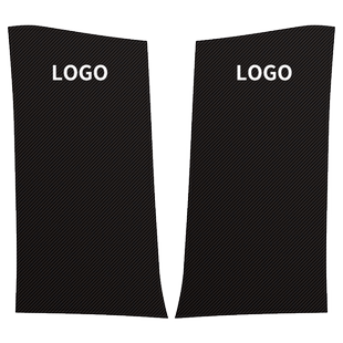 适用奥迪A4L汽车B柱防踢垫A6L安全带改装防护Q5L装饰用品Q3防撞贴