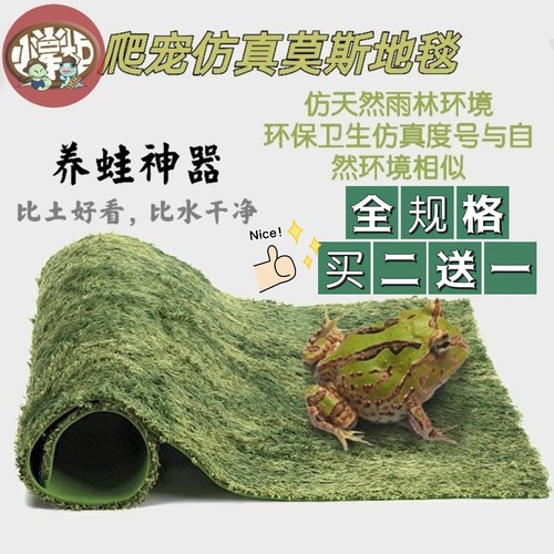 角蛙垫材爬宠小掌柜爬宠莫斯地毯