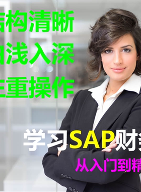 学习SAP财务FICO 入门到精通 PDF由浅入深条理清晰注重操作接地气