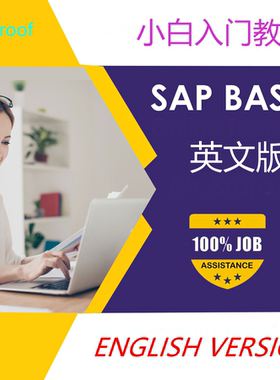 SAP BASIS小白入门教程英语版 单个PDF 图文并茂 初学者 初级顾问