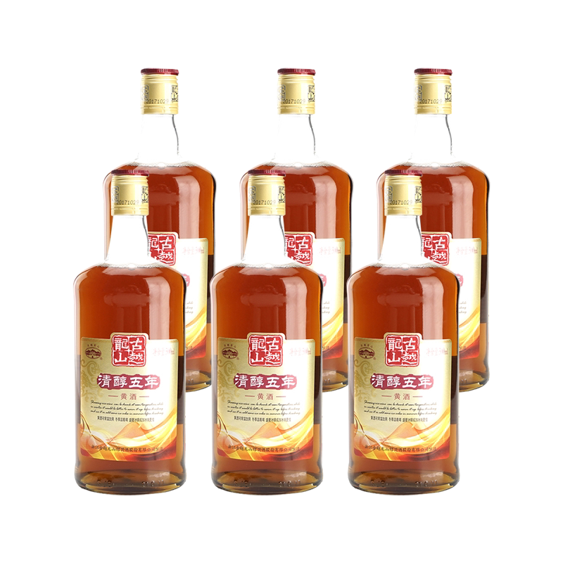 古越龙山6瓶绍兴黄酒古越龙山
