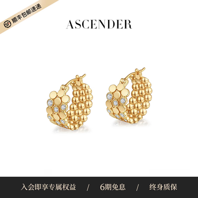 ASCENDER轻奢精致通勤耳钉