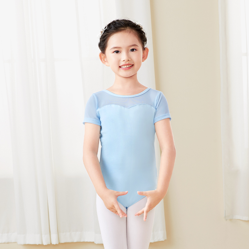 儿童舞蹈服短袖练功服