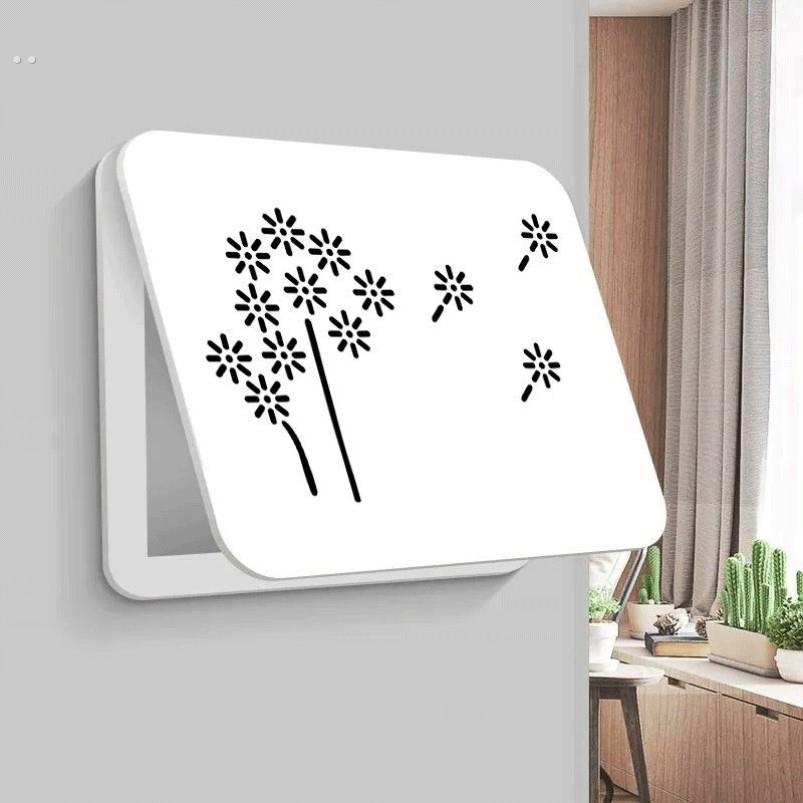 电表箱盒遮挡神器路由器遮丑装饰盒电闸保护罩墙上遮丑挂布多媒体