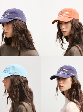 Howwell 25AW 植物图腾重工绣花潮流复古棒球帽