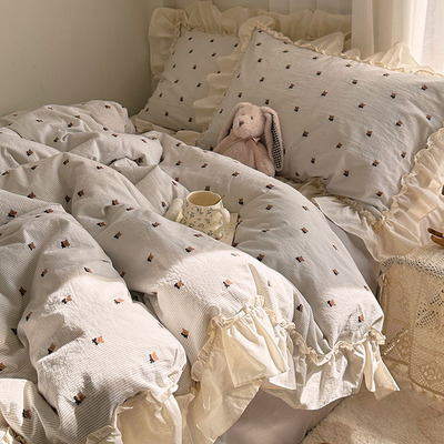 60s软糯法式少女风全棉四件套