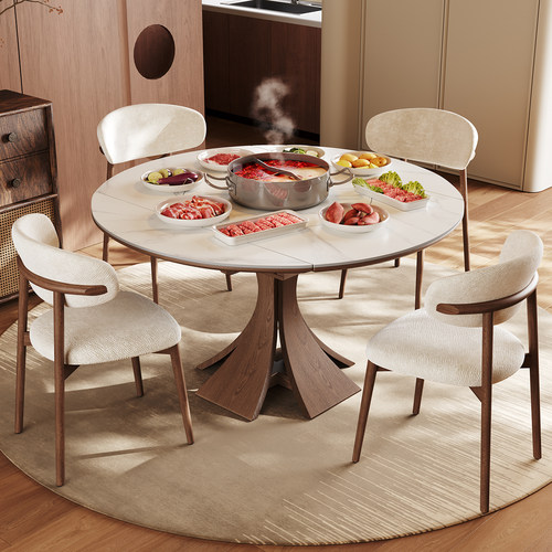 奥古斯特伸缩带电磁炉餐桌降价了