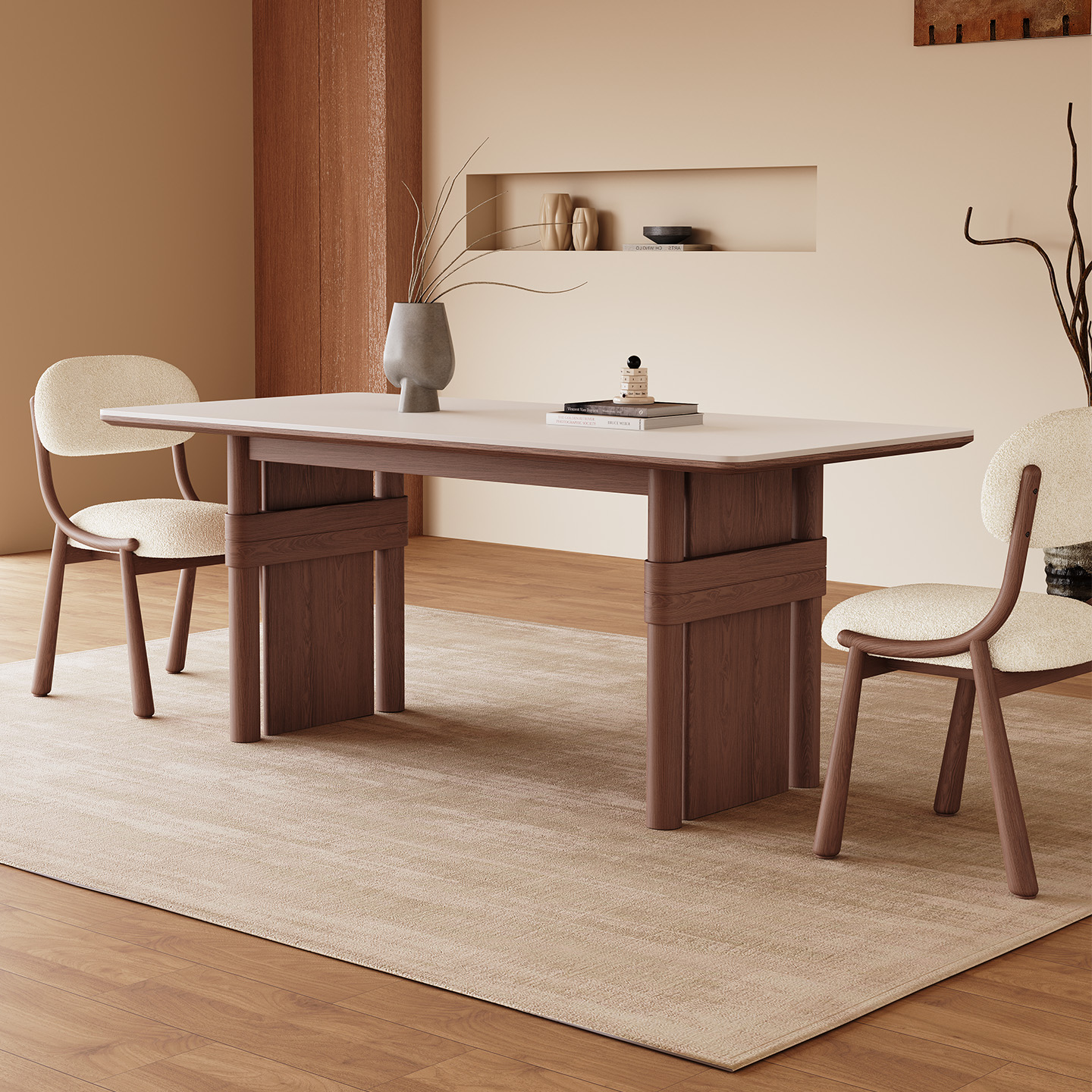 auguste奥古斯特岩板餐桌降价了