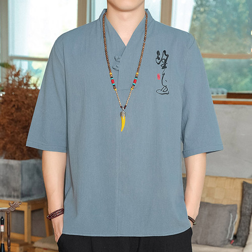 2024中国风短袖t恤汉服上衣