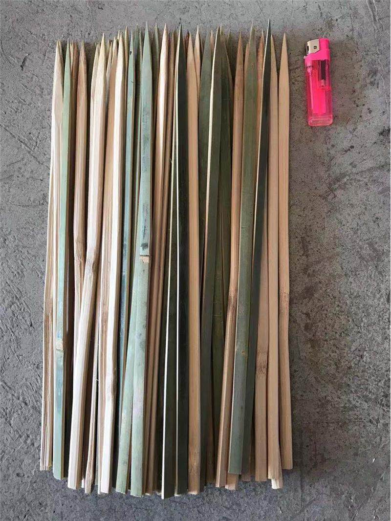 火盆烤大竹签烧长加12033宽扁签签烤肉签一超次性楠竹片红柳烤针