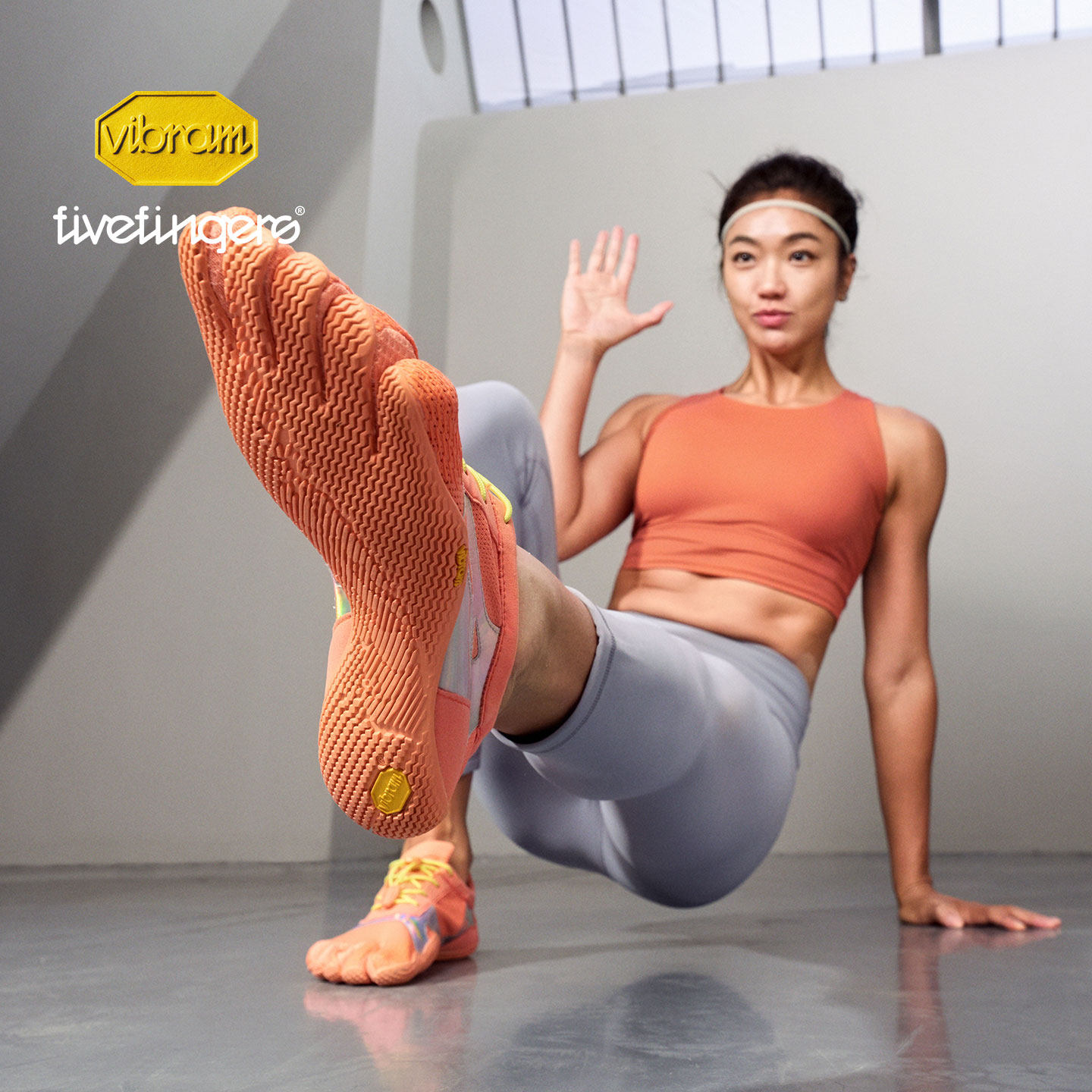 Vibram五指鞋女室内瑜伽普拉提赤足综合训练健身运动鞋KSOEVO新款