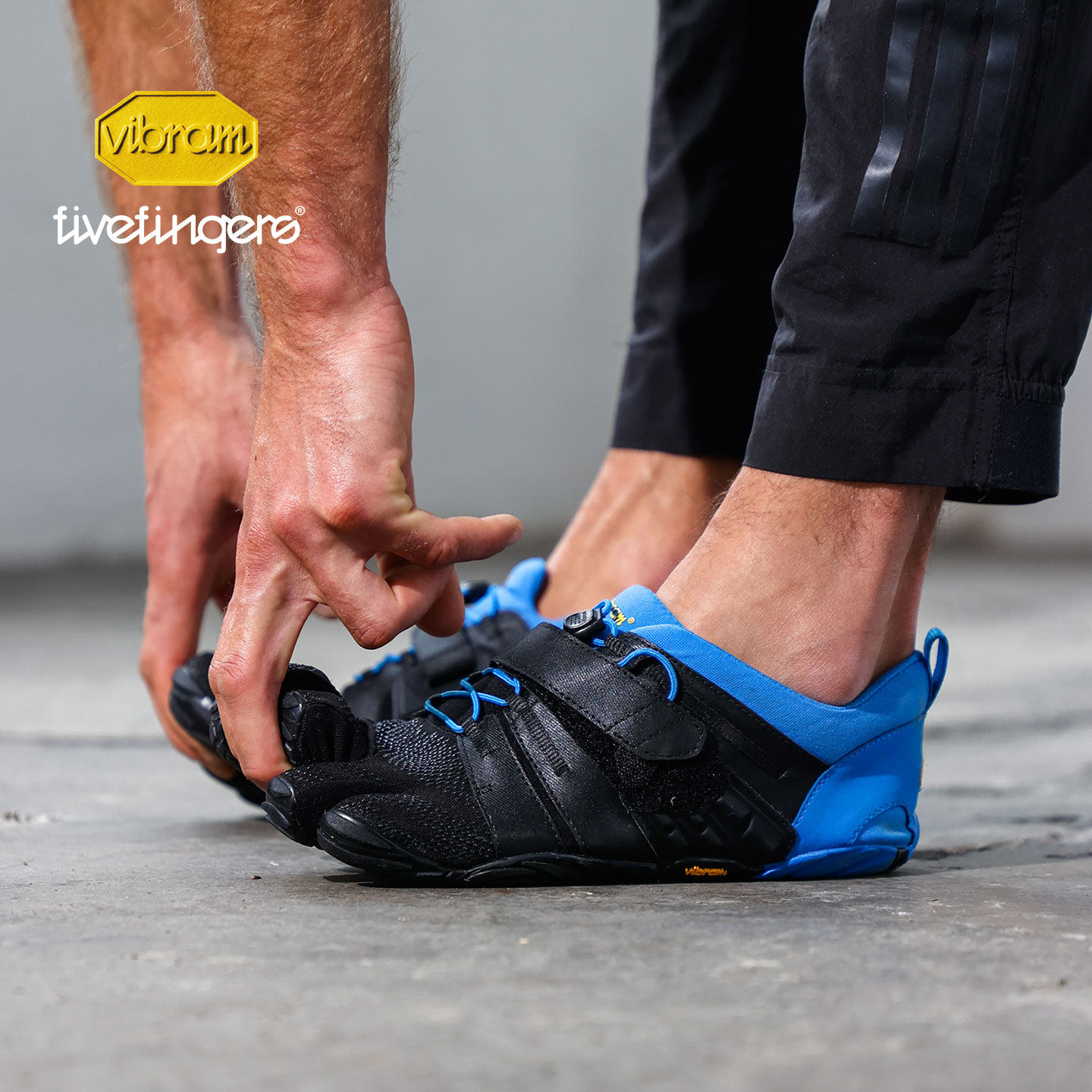 Vibram五指鞋男 赤足深蹲举重训练鞋室内健身鞋防滑耐磨VTRAIN2.0
