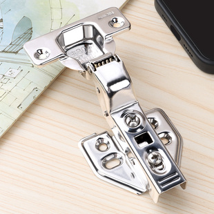 柜门橱柜铰链合页锁扣不锈钢活页五金隐形上翻门荷叶扣液压木门